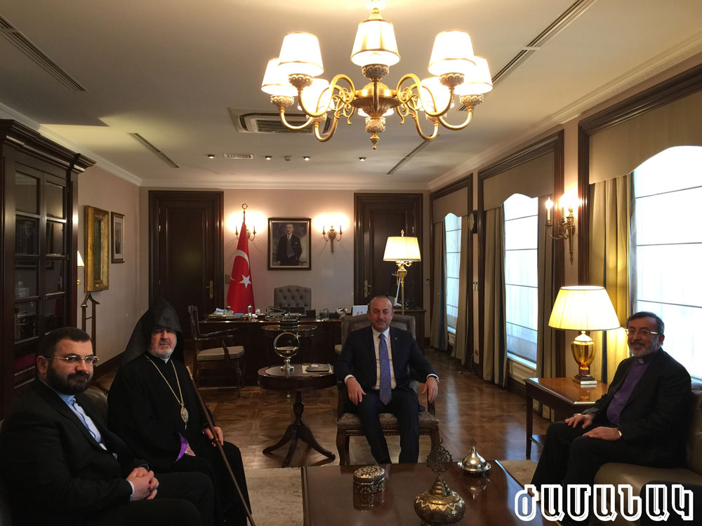 Aram Ateşyan ve Khajag Parsamyan Türkiye Dışişleri Bakanı'yla bir araya geldi