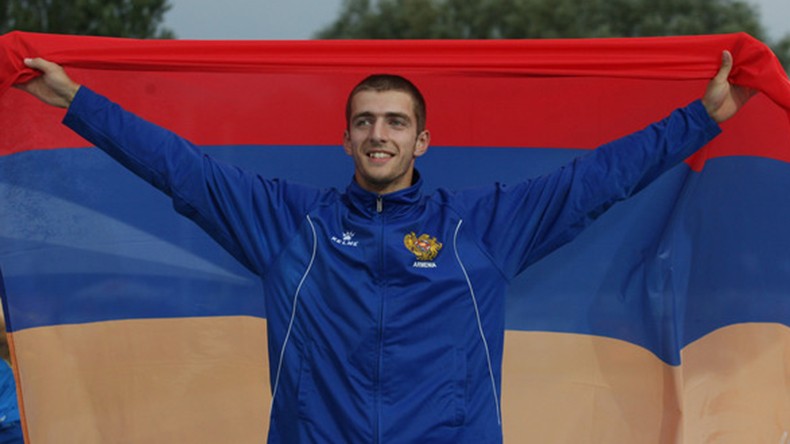 Ermeni üç adım atlama sporcusu Türkiye’de birinci oldu (video)