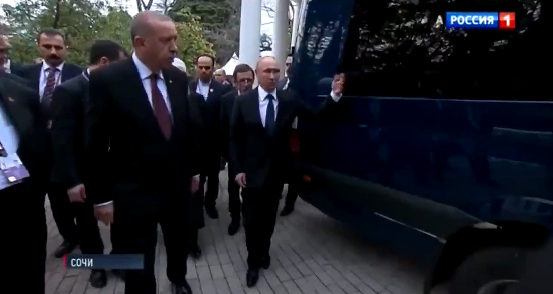 Путин пошутил над Эрдоганом в Сочи (видео)