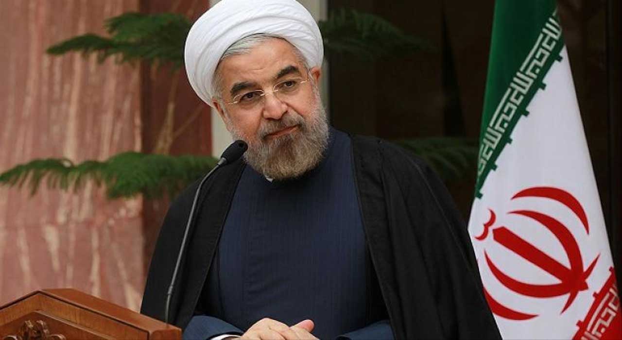 Hasan Ruhani: ''Biz ABD ve İsrail’in baskısına boyun eğmeyeceğiz"