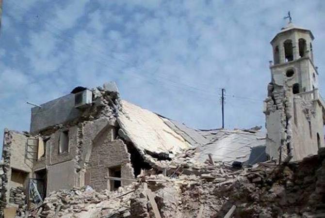 Halep'teki Ermeni Kilisesi restorasyonundan sonra ilk ayini gerçekleştirecek