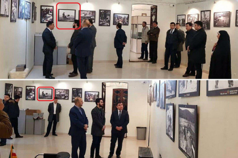 Azerbaycan Büyükelçiliği'nin "Hocalı sergisinde" Ermeni Soykırımı'ndan kareler sergilendi