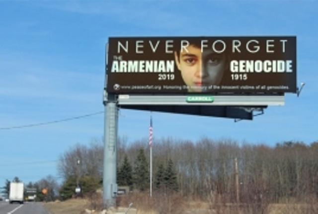 Massachusetts'de Ermeni Soykırımıyla ilgili tabelalar yerleştirildi