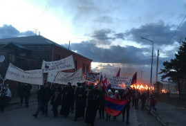 Gürcistan Ermenileri, Soykırım anısına meşaleli yürüyüş düzenledi