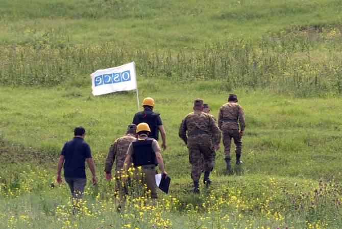 AGİT temsilcileri, Ermenistan-Azerbaycan sınırında gözlem gerçekleştirdi