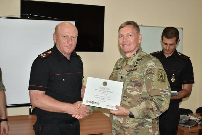 Ermenistan Askeri Polis Teşkilatı'nın askerleri NATO eğitim kursuna katıldı