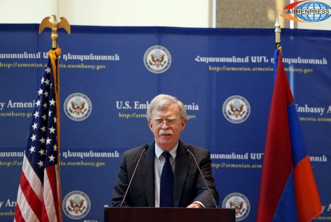John Bolton: "Washington'da Ermenistan ve Azerbaycan Dışişleri Bakanları ile görüşmeyi dört gözle bekliyorum"