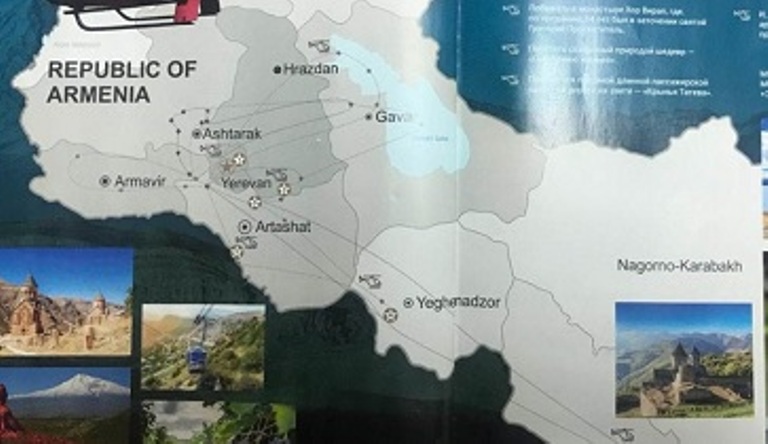 Karabağ 'Ural' Havayolu Şirketi tarafından Ermenistan sınırları içerisine dahil edildi