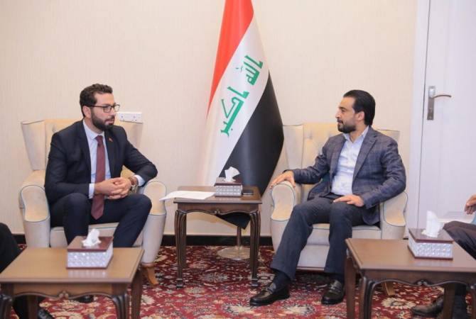 Ermenistan Parlamentosu Yezidi Milletvekili Irak Parlamento Başkanıyla görüştü