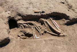 Պեղումների արդյունքում Վանում հայտնաբերվել է ուրարտական ժամանակաշրջանի մարդկային կմախք