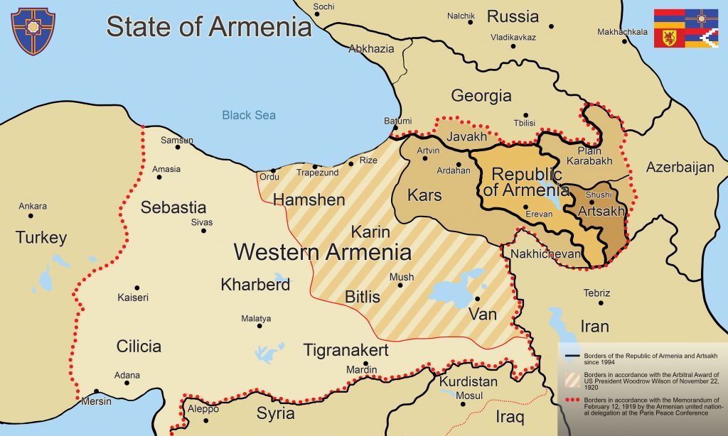 Batı Ermenistan Hükümeti Ermenistan-Azerbaycan sınırının tekrar çizilmesi için BM'e başvurdu