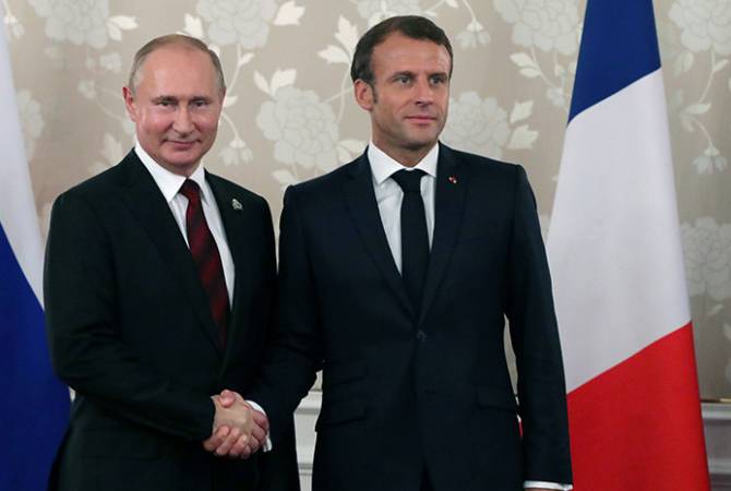 Putin ve Macron görüşmesinde Dağlık Karabağ Sorunu ele alındı