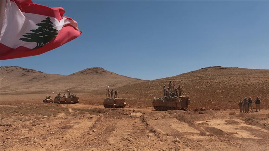 Lübnan ordusu İsrail İHA'sına ateş açtı
