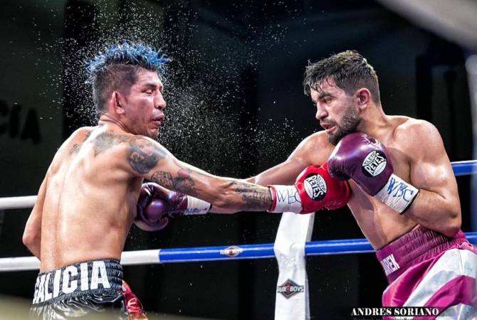 Ermeni boksör profesyonel kariyerindeki 13. zaferini elde etti