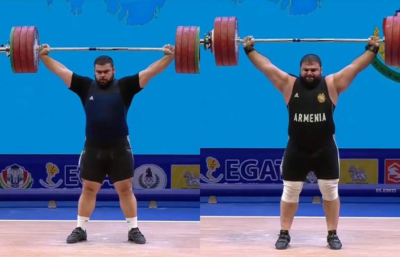 Ermeni sporcular, Dünya Halter Şampiyonası'nın son gününde iki madalya daha kazandılar