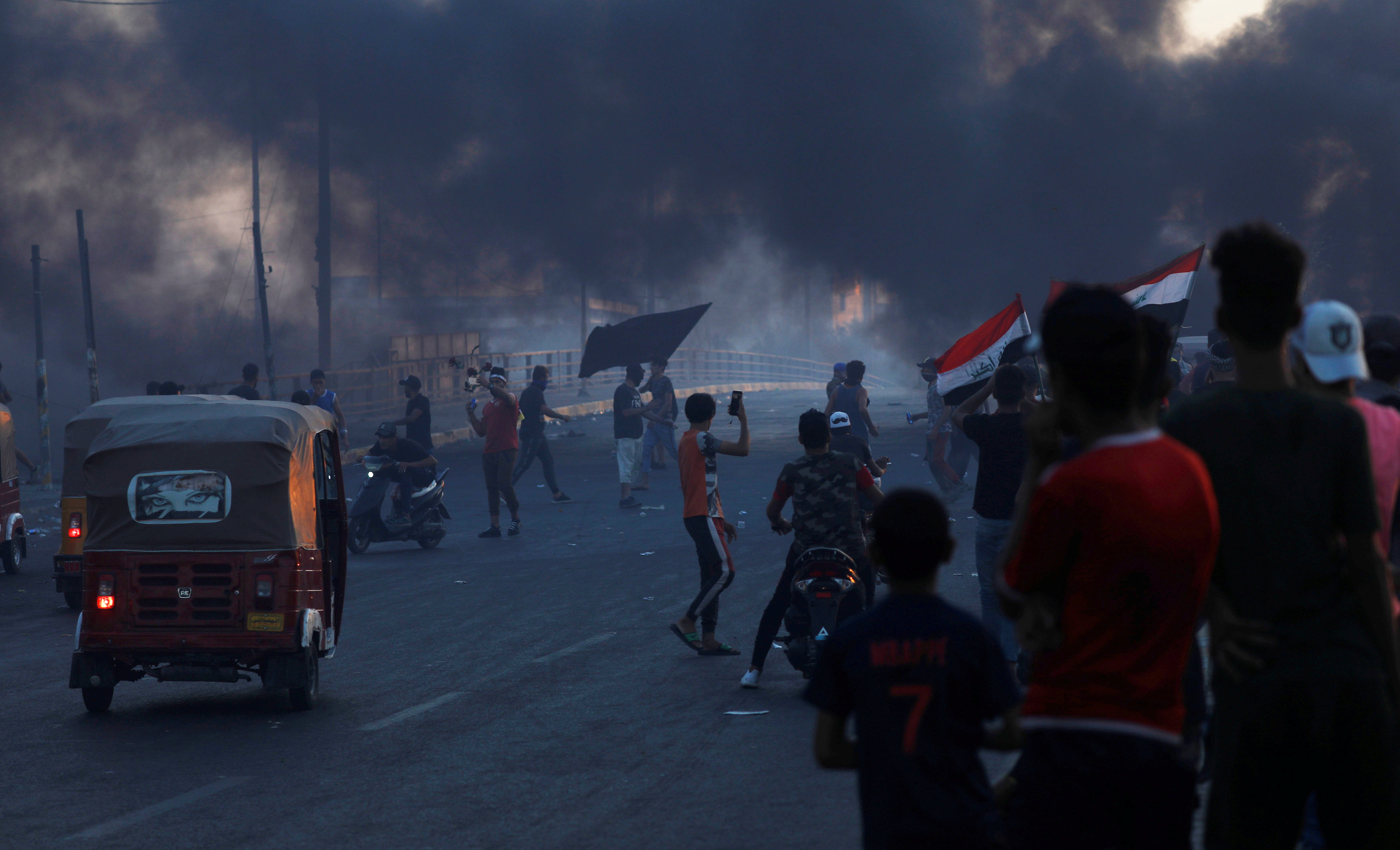 Irak'taki gösteriler: 'Orduya verilen alarm durumu sona erdi'