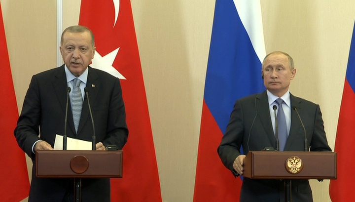 6-часовые переговоры Путина и Эрдогана увенчались подписанием меморандума