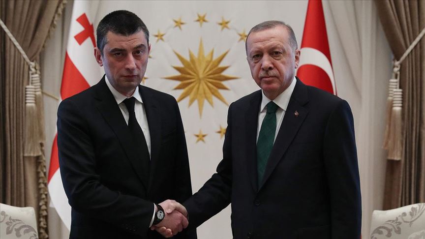 Թուրքիայի նախագահը ընդունել է Վրաստանի վարչապետին