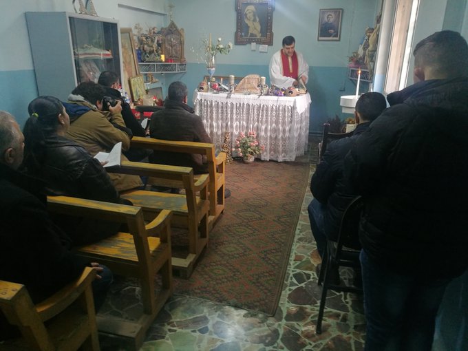 Papa'dan Kamışlı'da öldürülen Ermeni rahip ve babası için dua