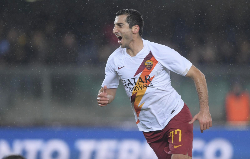 Roma Verona’ya karşı zafer kazandı, Mkhitaryan gole imza attı (video)