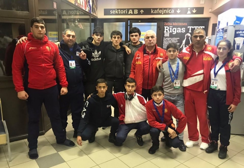 Ermeni genç sambo sporcuları Litvanya’da 2 madalya kazandı
