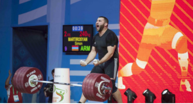 Ermeni halterci Simon Martirosyan, 2019 yılının en iyi haltercisi seçilebilir