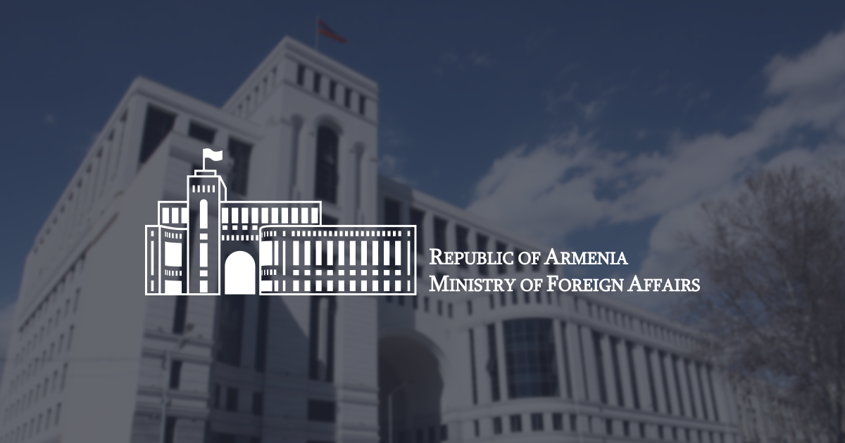 Ermenistan Dışişleri Bakanlığından Türkiye’ye taziye mesajı