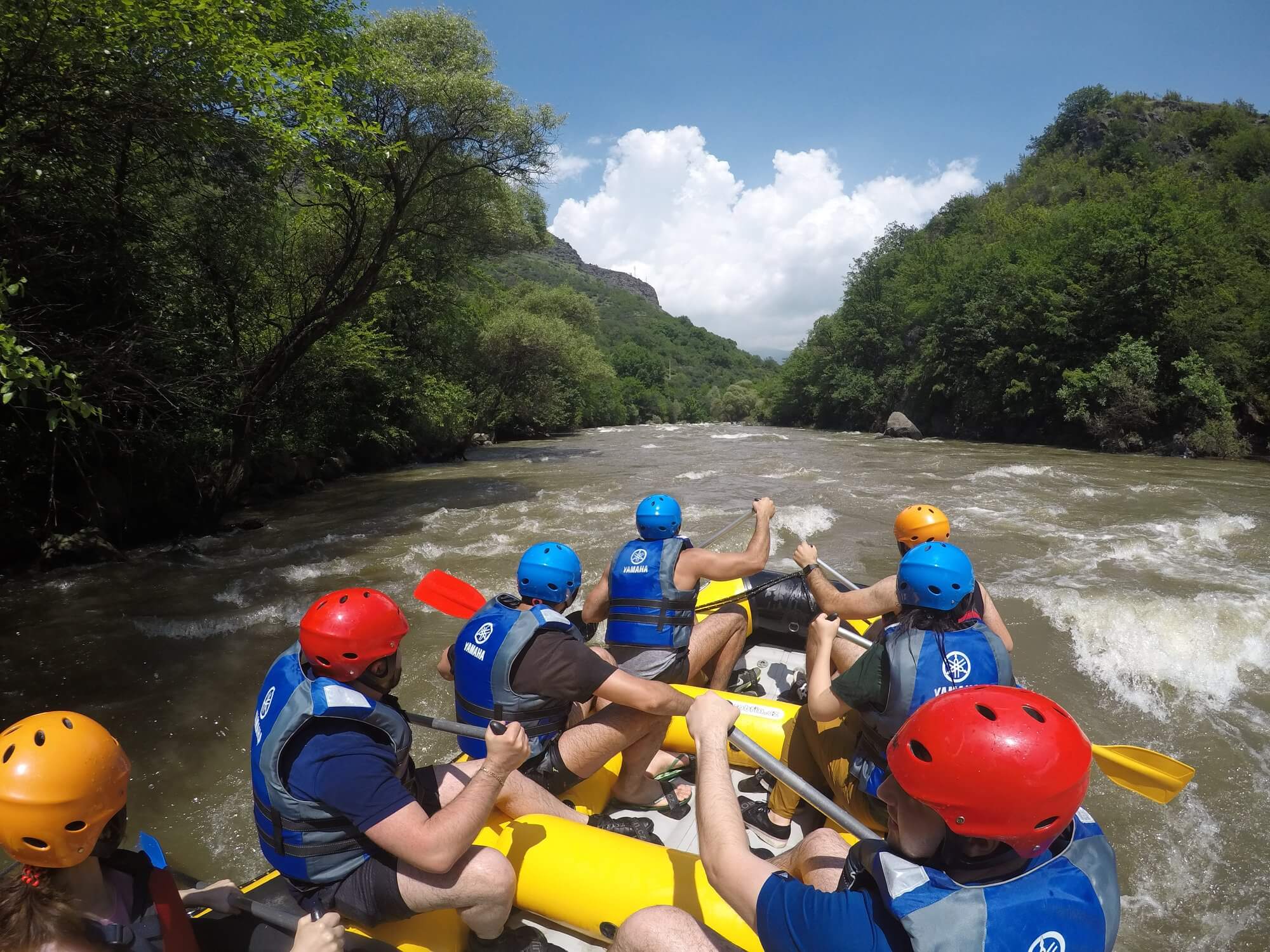 Ermenistan’da macera tutkunları için Rafting sporu geliştirilecek