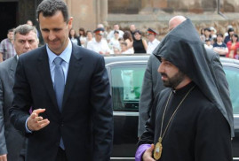 Ermeni Kilisesi'nin Şam Diyakosluğu'ndan Esad ve Suriye'ye teşekkür mesajı