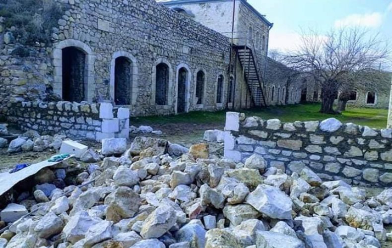Karabağ'daki Amaras Manastırı'nda restorasyon çalışmaları devam ediyor