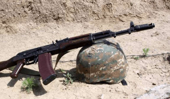 Azerbaycan'dan açılan ateş sonucu bir Ermeni asker hayatını kaybetti