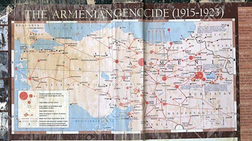 Թուրքական ԶԼՄ-ներին մտահոգել են Հայոց ցեղասպանության մասին Երուսաղեմում փակցված քարտեզները