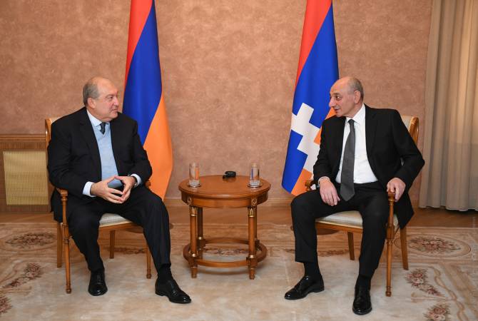 Ermenistan Cumhurbaşkanı Karabağ Cumhurbaşkanına seçim sürecini sordu