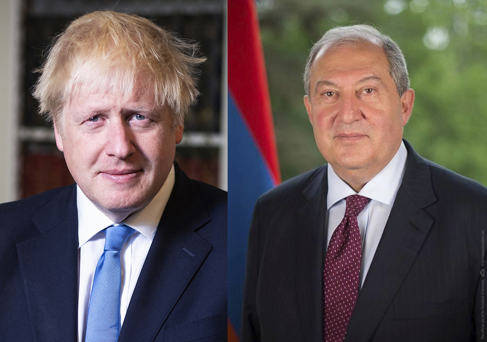 Ermenistan Cumhurbaşkanı Boris Johnson’a acil şifalar diledi