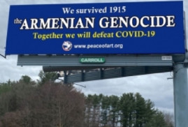 ABD’de 1 Nisan tarihinden reklam panolarla Ermeni Soykırımı’nı hatırlatıyorlar