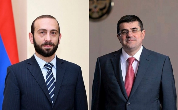 Yeni seçilen Karabağ Cumhurbaşkanı Ermenistan’a geldi