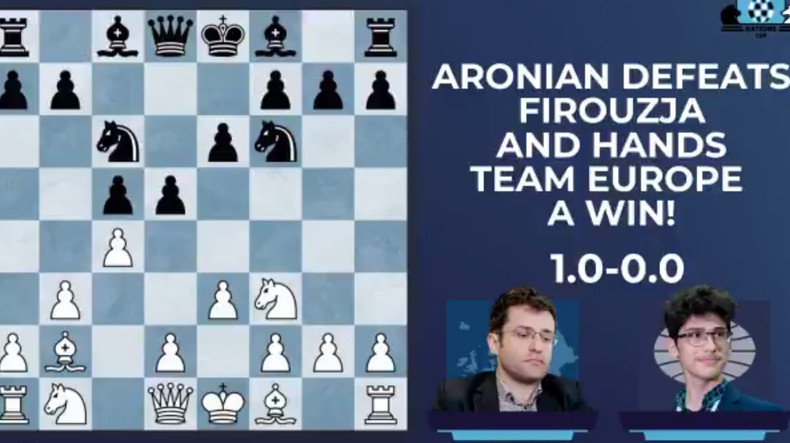 Levon Aronyan satranç 'Uluslar Ligi' turnuvasında zaferler kazanmaya devam ediyor