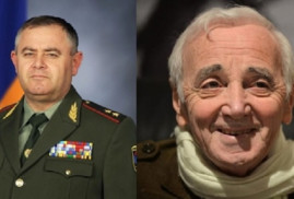 Ermenistan sınırındaki güneybatı askeri mevzilerinden biri ‘Aznavour’ adını taşıyor