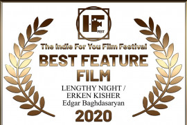 Ermeni film yönetmeni uluslararası film festivalinde birincilik kazandı