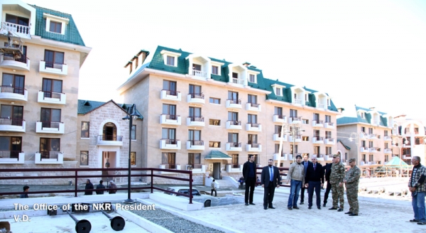 Karabağ'ın Martuni şehrinde 5 katlı 4 yeni apartman inşa edilecek
