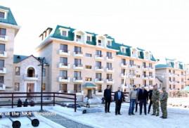 Karabağ'ın Martuni şehrinde 5 katlı 4 yeni apartman inşa edilecek