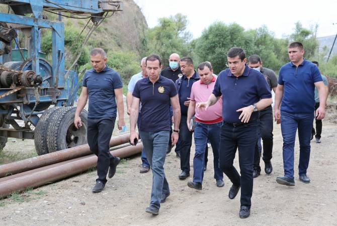 Karabağ Cumhurbaşkanı Askeran idari bölgesinde bazı talimatlarda bulundu