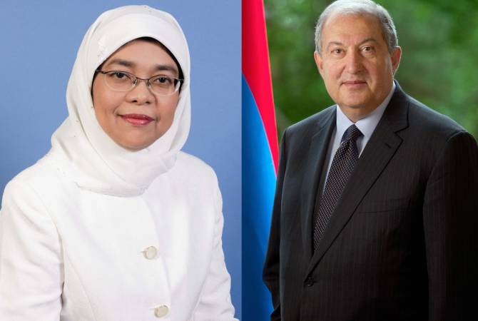 Ermenistan ve Singapur Cumhurbaşkanları telefon görüşmesi yaptı