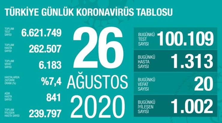 Թուրքիայում կտրուկ ավելացրել են կորոնավիրուսի թեստավորման ծավալները.1 օրում 100.000 թեստ․