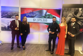 Lübnan Ermenilerine destek teletonunda 1.4 milyon dolar toplandı
