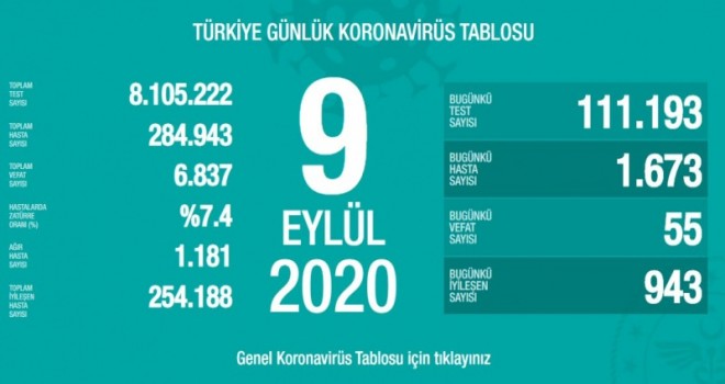 Թուրքիայում 1 օրում կորոնավիրուսից մահացել է 55 մարդ