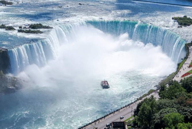 Niagara Şelalesi, Bağımsızlık Günü vesilesiyle Ermenistan bayrağının renkleriyle süslenecek