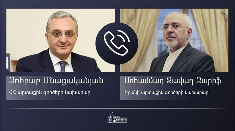 Ermenistan ve İran Dışişleri Bakanları telefonda görüştü