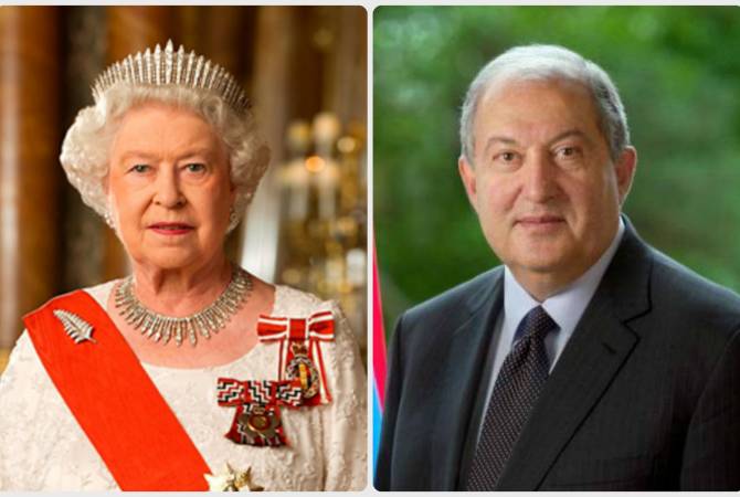 Kraliçe 2. Elizabeth'ten Ermenistan Cumhurbaşkanı'na tebrik mesajı