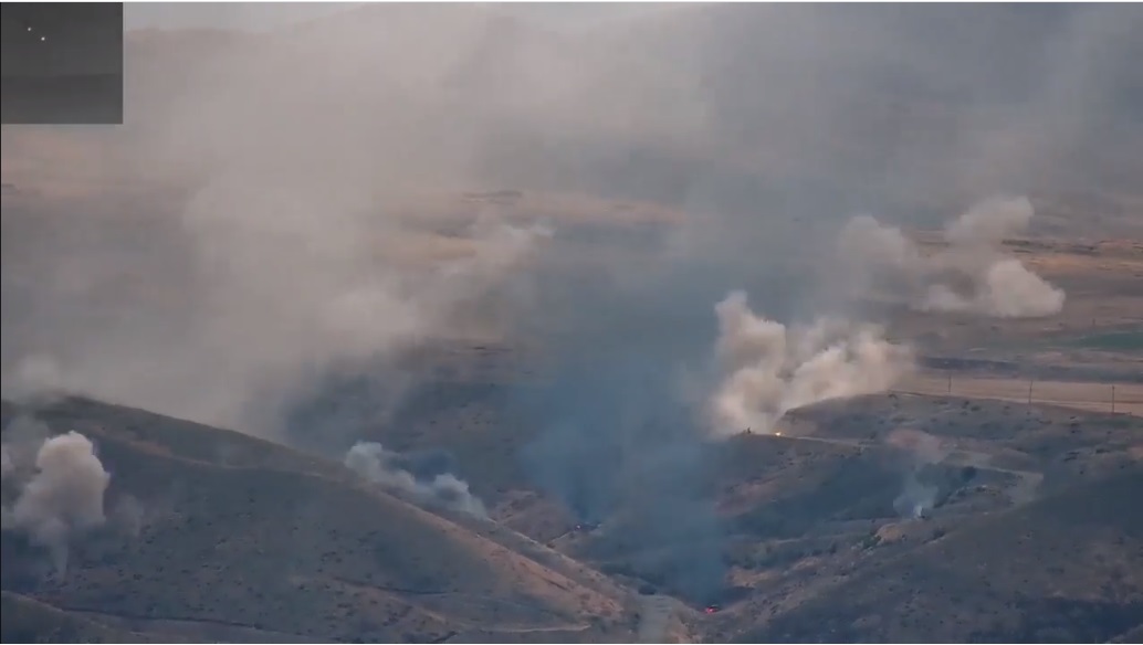 Azerbaycan güçlerinin Matağis'ten kaçış anları kamerada (Video)